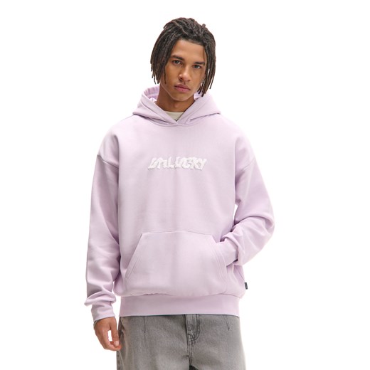 Cropp - Fioletowa bluza z artystycznym nadrukiem - fioletowy ze sklepu Cropp w kategorii Bluzy męskie - zdjęcie 178243369