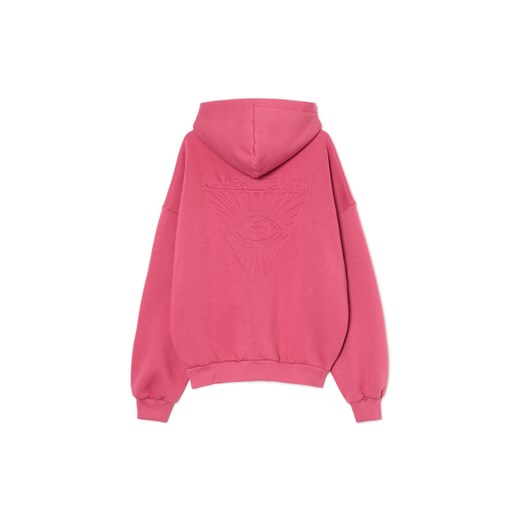 Cropp - Czerwona bluza z aplikacją na plecach - czerwony Cropp S Cropp