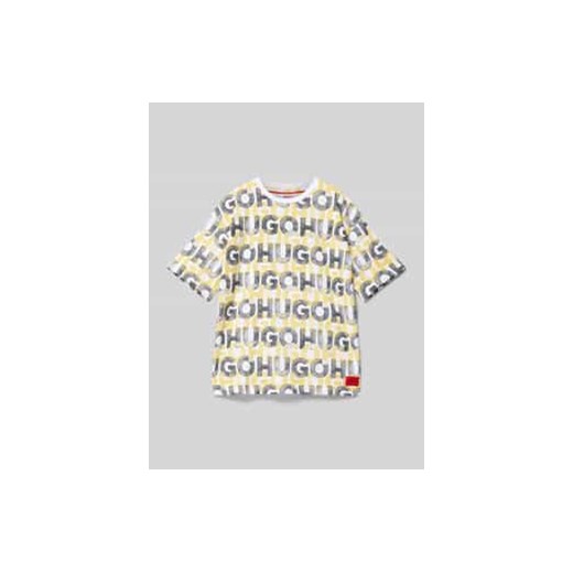T-shirt z okrągłym dekoltem ze sklepu Peek&Cloppenburg  w kategorii T-shirty chłopięce - zdjęcie 178243729