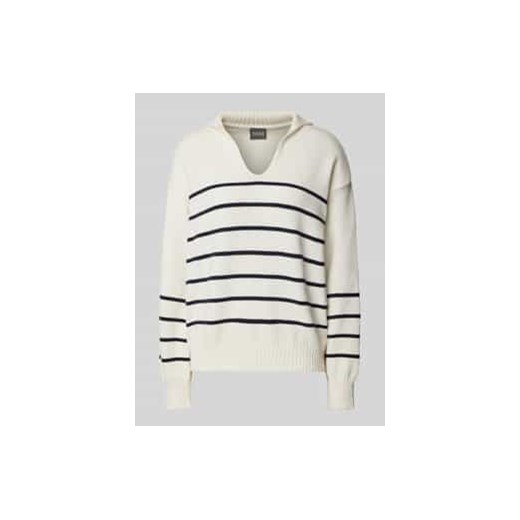 Sweter z dzianiny z dekoltem w serek model ‘BILLY’ ze sklepu Peek&Cloppenburg  w kategorii Swetry damskie - zdjęcie 178243847
