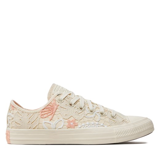 Trampki Converse Chuck Taylor All Star Butterflies A07537C Beżowy Converse 39.5 promocja eobuwie.pl