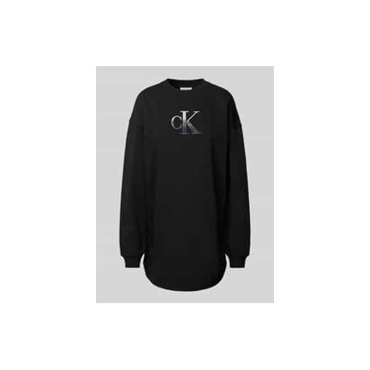 Sukienka z dzianiny dresowej z wyhaftowanym logo ze sklepu Peek&Cloppenburg  w kategorii Sukienki - zdjęcie 178244347