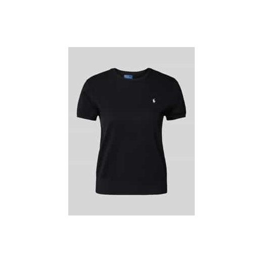 Bluzka z dzianiny z wyhaftowanym logo ze sklepu Peek&Cloppenburg  w kategorii Bluzki damskie - zdjęcie 178244417