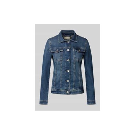 Kurtka jeansowa z kieszeniami na piersi ze sklepu Peek&Cloppenburg  w kategorii Kurtki damskie - zdjęcie 178244445