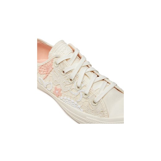 Converse Trampki Chuck Taylor All Star Butterflies A07537C Beżowy Converse 39_5 MODIVO