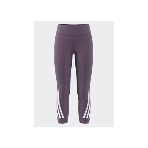 adidas Legginsy Training AEROREADY 3-Stripes High-Rise 7/8 Optime Pocket 13_14Y MODIVO