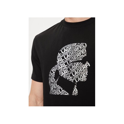 KARL LAGERFELD T-Shirt 755082 542224 Czarny Regular Fit Karl Lagerfeld M MODIVO