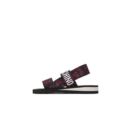 LOVE MOSCHINO Sandały JA16033G0IJN800A Czarny Love Moschino 39 MODIVO