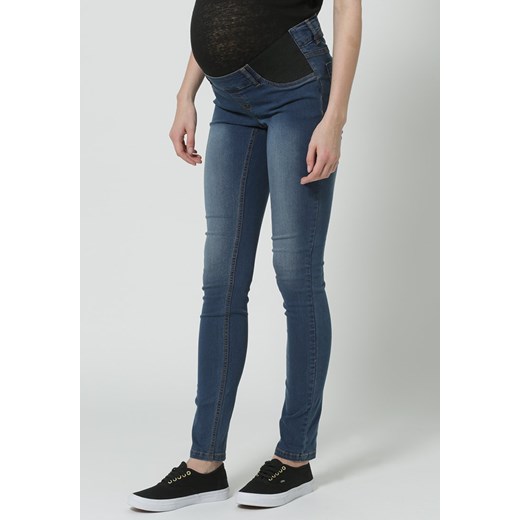 Mama Licious MLIDA Jeansy Slim fit medium blue denim zalando szary fit