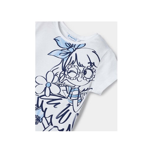 Mayoral T-Shirt 3090 Biały Regular Fit Mayoral 4Y MODIVO