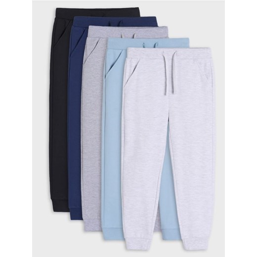 Sinsay - Spodnie dresowe 5 pack - szary ze sklepu Sinsay w kategorii Spodnie chłopięce - zdjęcie 178252955