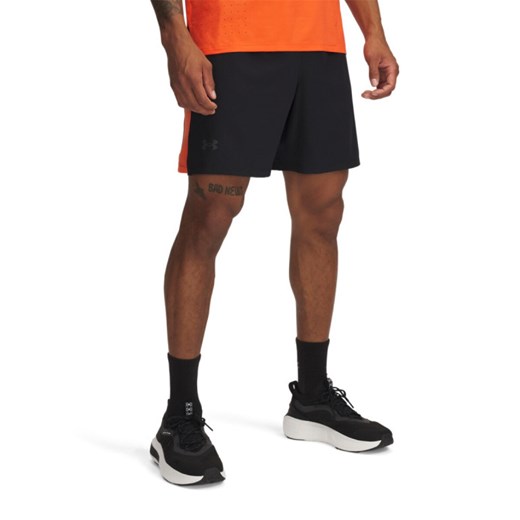 Męskie spodenki do biegania Under Armour UA Launch Pro 7\'\' Shorts - czarne ze sklepu Sportstylestory.com w kategorii Spodenki męskie - zdjęcie 178253306