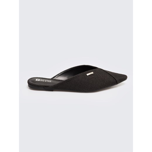 Klapki damskie eleganckie czarne RR274210 906 ze sklepu Big Star w kategorii Klapki damskie - zdjęcie 178253648