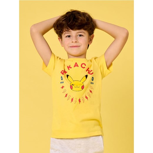 Sinsay - Koszulka POKEMON - żółty ze sklepu Sinsay w kategorii T-shirty chłopięce - zdjęcie 178253876