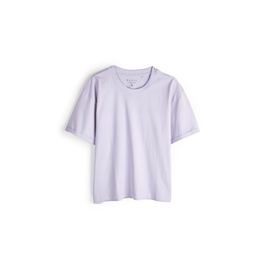 GATE T-shirt o luźnym kroju, wykonany z bawełny 34 ze sklepu gateshop w kategorii Bluzki damskie - zdjęcie 178253929