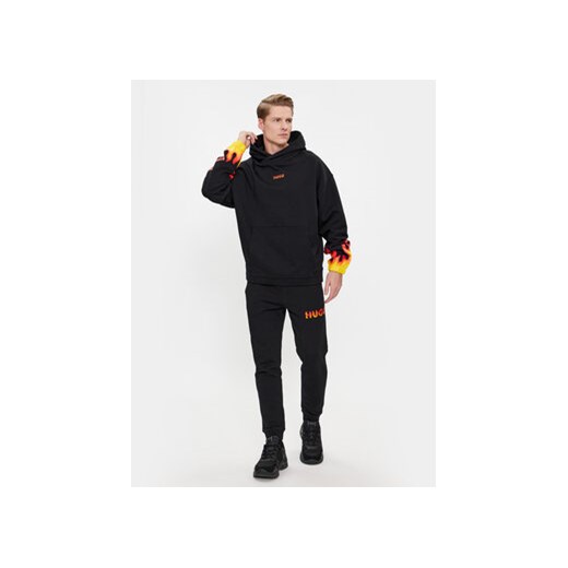 Hugo Bluza Droma 50504815 Czarny Oversize M MODIVO