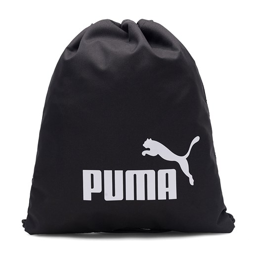 Worek Puma PHASE GYM SACK 7994401 Czarny ze sklepu eobuwie.pl w kategorii Plecaki - zdjęcie 178255957