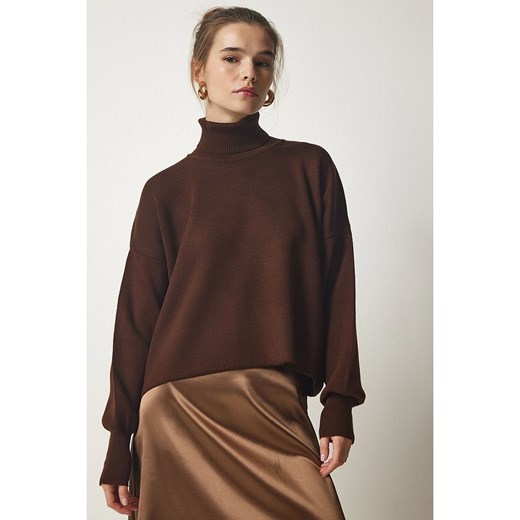 Happiness Istanbul Golf w kolorze brązowym Happiness Istanbul onesize okazyjna cena Limango Polska