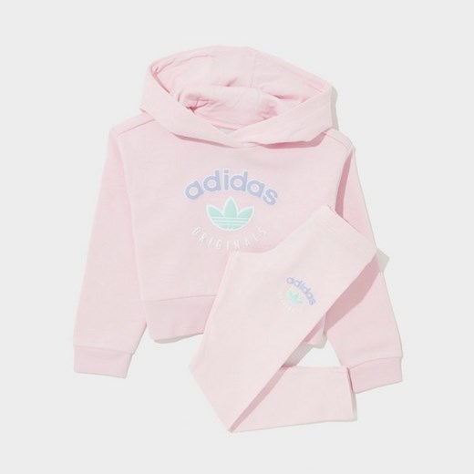 ADIDAS KOMPLET (G)VAR HD/LEG SUIT PNK G ze sklepu JD Sports  w kategorii Komplety dziewczęce - zdjęcie 178257258