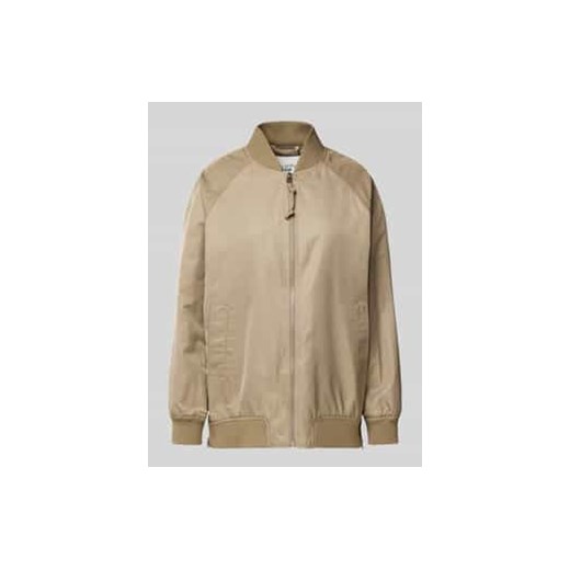 Kurtka z prążkowanymi wykończeniami ze sklepu Peek&Cloppenburg  w kategorii Kurtki damskie - zdjęcie 178257895