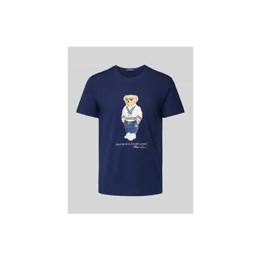 T-shirt z nadrukiem z logo ze sklepu Peek&Cloppenburg  w kategorii T-shirty męskie - zdjęcie 178258048