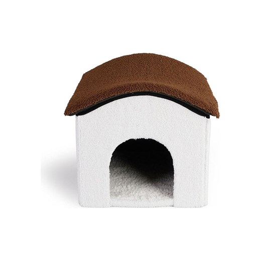 Lifa Living Domek w kolorze biało-brązowym dla zwierząt - 38 x 36 x 39 cm Lifa Living onesize wyprzedaż Limango Polska