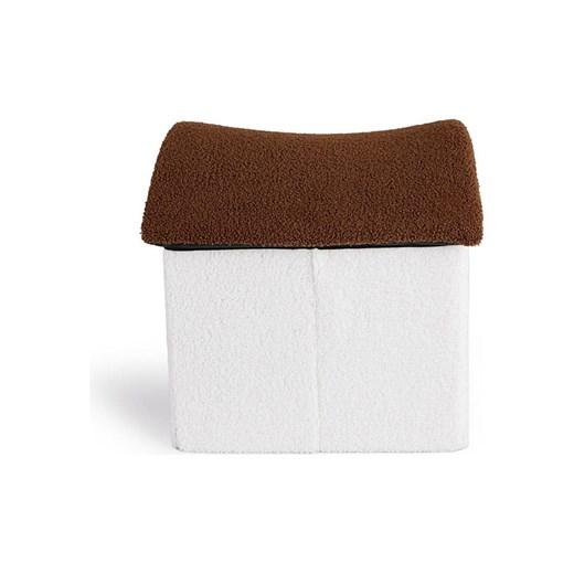 Lifa Living Domek w kolorze biało-brązowym dla zwierząt - 38 x 36 x 39 cm Lifa Living onesize Limango Polska wyprzedaż