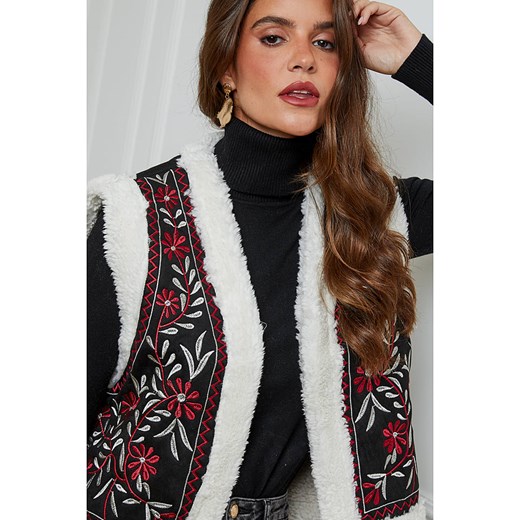 L&apos;armoire de Suzette Kamizelka w kolorze czarnym L'armoire De Suzette 36 Limango Polska okazja