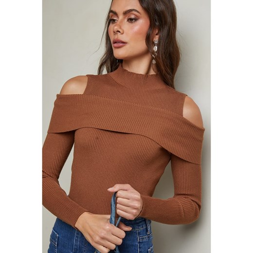 Joséfine Sweter &quot;Lorinci&quot; w kolorze jasnobrązowym Joséfine M okazja Limango Polska