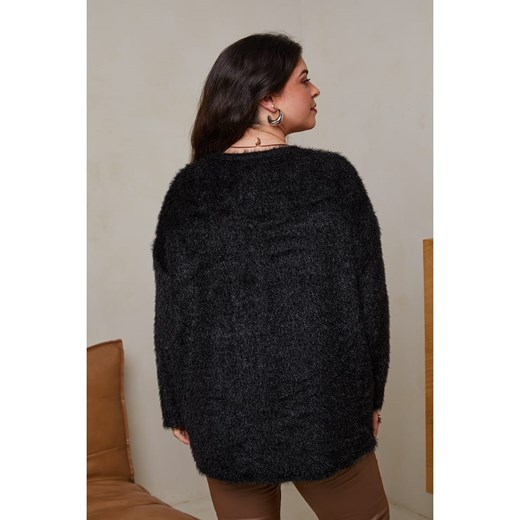 Curvy Lady Sweter w kolorze czarnym Curvy Lady 48/50 okazja Limango Polska