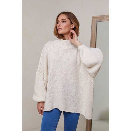 Joséfine Sweter &quot;Jamy&quot; w kolorze kremowym ze sklepu Limango Polska w kategorii Swetry damskie - zdjęcie 178260767