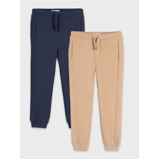 Sinsay - Spodnie dresowe 2 pack - granatowy Sinsay 140 Sinsay
