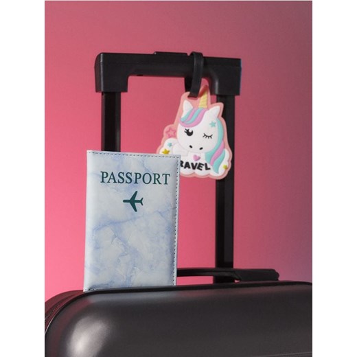 Sinsay - Etui na paszport - niebieski ze sklepu Sinsay w kategorii Etui - zdjęcie 178262055