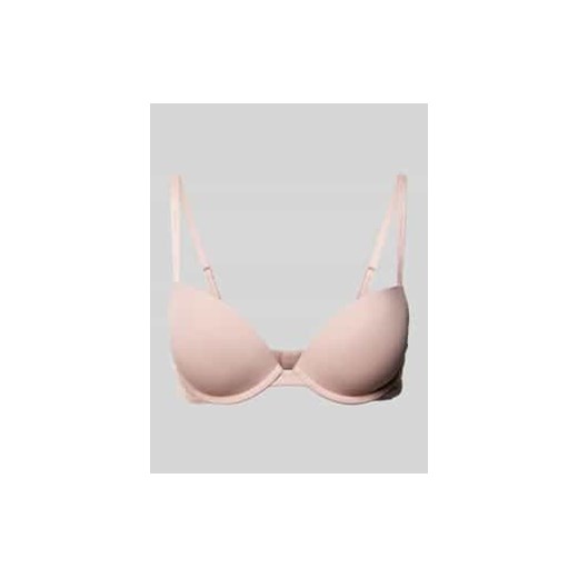 Biustonosz push up z obszyciem z koronki model ‘ATTRACTION PUSH UP PLUNGE’ ze sklepu Peek&Cloppenburg  w kategorii Biustonosze - zdjęcie 178263316