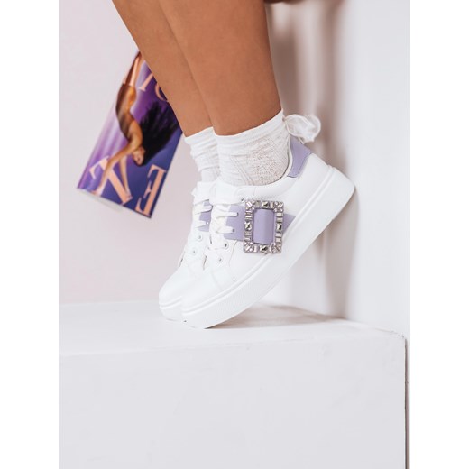 Sneakersy damskie BRACE fioletowe Dstreet ZY0287 ze sklepu DSTREET.PL w kategorii Buty sportowe damskie - zdjęcie 178264198