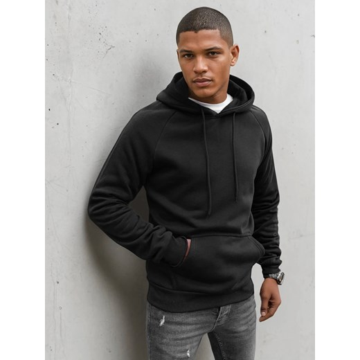 Bluza męska czarna Dstreet BX5480 ze sklepu DSTREET.PL w kategorii Bluzy męskie - zdjęcie 178264446
