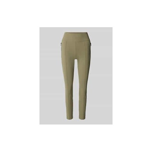 Spodnie materiałowe o kroju skinny fit z wszytym kantem ze sklepu Peek&Cloppenburg  w kategorii Spodnie damskie - zdjęcie 178264746