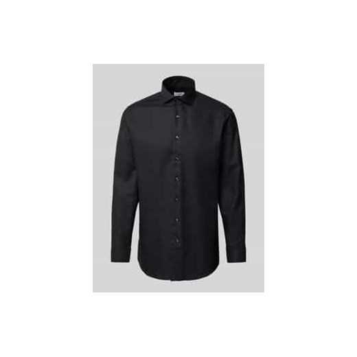 Koszula biznesowa o kroju regular fit z kołnierzykiem typu cutaway ze sklepu Peek&Cloppenburg  w kategorii Koszule męskie - zdjęcie 178264769