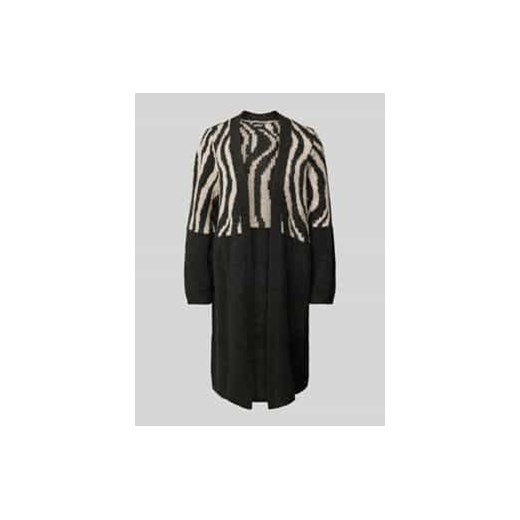 Kardigan o kroju comfort fit ze wzorem na całej powierzchni model ‘JADE’ ze sklepu Peek&Cloppenburg  w kategorii Swetry damskie - zdjęcie 178264795