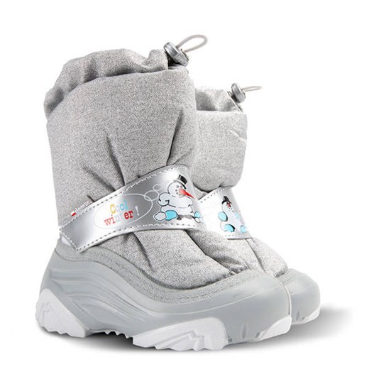 Śniegowce dziecięce Snowmen 2 SILVER NE - id: 1107 - marki Demar - 178265018 Śniegowce dziecięce Snowmen 2 SILVER NE ze sklepu Demar24 w kategorii Buty zimowe dziecięce - zdjęcie 178265018