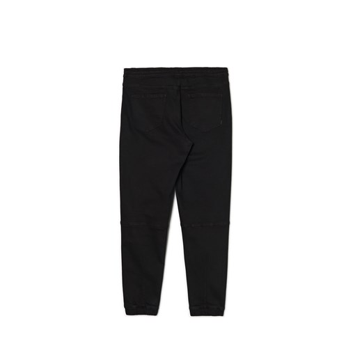 Cropp - Czarne spodnie joggery regular - czarny Cropp M LONG Cropp