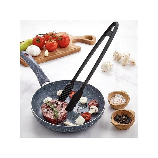 Violeta Home Szczypce kuchenne w kolorze czarnym - dł. 24 cm Violeta Home onesize promocyjna cena Limango Polska