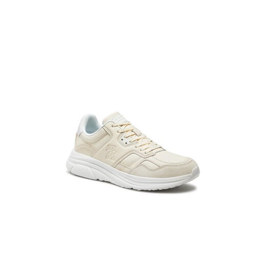 Tommy Hilfiger Sneakersy Modern Runner Best Lth Mix FM0FM04938 Beżowy Tommy Hilfiger 44 MODIVO