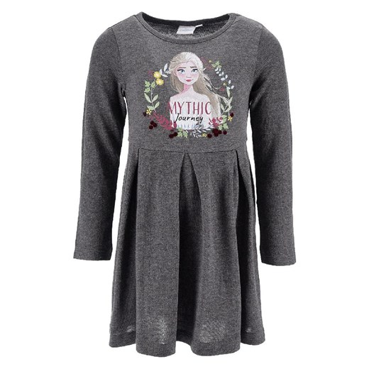 Disney Frozen Sukienka "Kraina Lodu" w kolorze antracytowym 116 okazja Limango Polska
