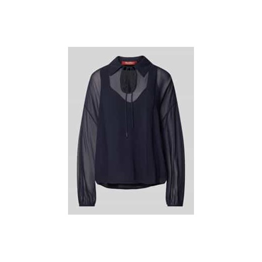 Bluzka o kroju regular fit z wykładanym kołnierzem model ‘VALDAI’ ze sklepu Peek&Cloppenburg  w kategorii Bluzki damskie - zdjęcie 178273735