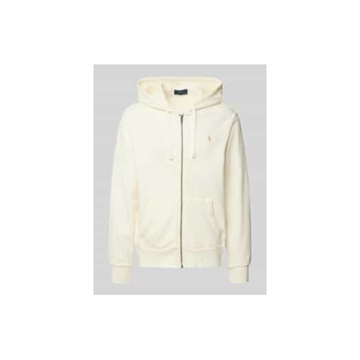 Bluza rozpinana z wyhaftowanym logo ze sklepu Peek&Cloppenburg  w kategorii Bluzy męskie - zdjęcie 178273759