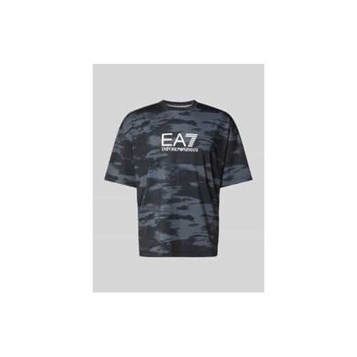 T-shirt z nadrukiem z logo model ‘VENTUS’ ze sklepu Peek&Cloppenburg  w kategorii T-shirty męskie - zdjęcie 178273777