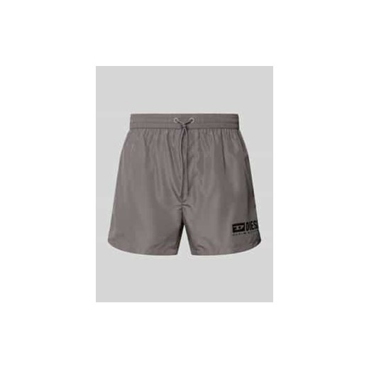 Spodenki kąpielowe z nadrukiem z logo model ‘KEN’ ze sklepu Peek&Cloppenburg  w kategorii Kąpielówki - zdjęcie 178273805