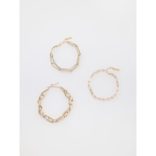 Reserved - Bransoletki 3 pack - wielobarwny Reserved ONE SIZE Reserved