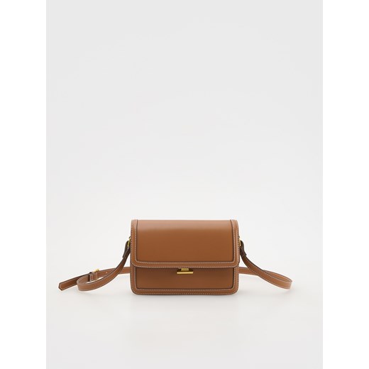 Reserved - Torebka crossbody - brązowy ze sklepu Reserved w kategorii Torebki damskie - zdjęcie 178275985